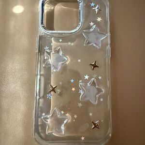 Clear Starry Phone Case, iphone 16 pro case